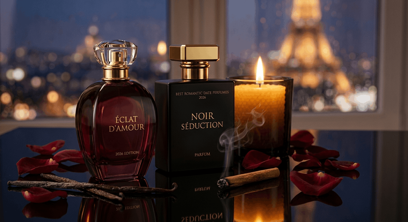 بهترین عطر برای قرار عاشقانه ۲۰۲۶ | رایحه‌های گرم، شیرین و اغواکننده زنانه و مردانه